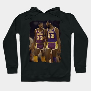 Magic Johnson and James Worthy, 1985 Hoodie